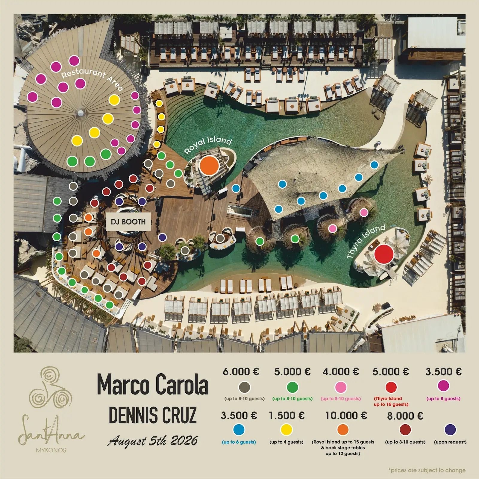 Marco Carola & Dennis Cruz floor plan
